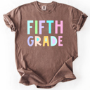  Back To School, Pastel, First Day, Teacher, Grades, Students Comfort Colors T-Shirt