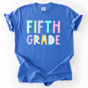  Back To School, Pastel, First Day, Teacher, Grades, Students Comfort Colors T-Shirt