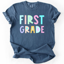  Back To School, Pastel, First Day, Teacher, Grades, Students Comfort Colors T-Shirt