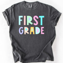  Back To School, Pastel, First Day, Teacher, Grades, Students Comfort Colors T-Shirt