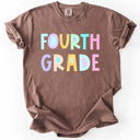  Back To School, Pastel, First Day, Teacher, Grades, Students Comfort Colors T-Shirt