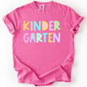  Back To School Kids, Pastel, First Day, Teacher, Grades, Students, Colorful Comfort Colors T-Shirt