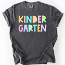  Back To School Kids, Pastel, First Day, Teacher, Grades, Students, Colorful Comfort Colors T-Shirt