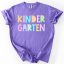  Back To School Kids, Pastel, First Day, Teacher, Grades, Students, Colorful Comfort Colors T-Shirt