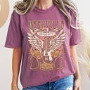 Large Berry Red Nashville Tennessee Rock Star Live Music City Vibe Edition Collection Comfort Colors Tee