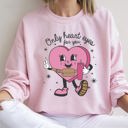 XXXL Light Pink Only Heart Eyes For You Pink Heart Bougie Boojee Valentine Edition Limited Sweatshirt