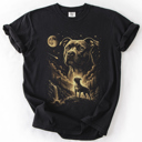  The Moon And Stars Dog Breeds Tarot Skeleton Dog Mom With Roses Under Starlit Sky Comfort Colors Tee