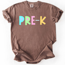  Back To School, Pastel, First Day, Teacher, Grades, Students Comfort Colors T-Shirt