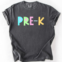  Back To School, Pastel, First Day, Teacher, Grades, Students Comfort Colors T-Shirt