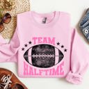 Medium Light Pink Team Halftime Football Sports Fans Both Teams Game Day Pride And Rivalry Sweatshirt