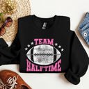 Large Black Team Halftime Football Sports Fans Both Teams Game Day Pride And Rivalry Sweatshirt