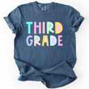  Back To School, Pastel, First Day, Teacher, Grades, Students Comfort Colors T-Shirt