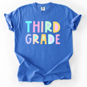  Back To School, Pastel, First Day, Teacher, Grades, Students Comfort Colors T-Shirt