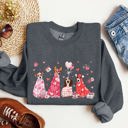  Valentine Ghost Dogs Whimsical Pet Portrait Design For Dog Lovers Everywhere Sweatshirt