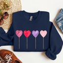 Watercolor Lollipops Candy Sweets Suckers Valentine's Day Limited Edition Sweatshirt