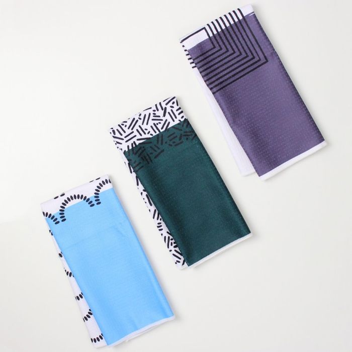 Colorblock V2 Dish Towel Trio - 3pk - 16''x24''