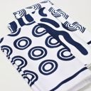  Blue Swirl Dish Towel Trio - 3pk - 16''x24''