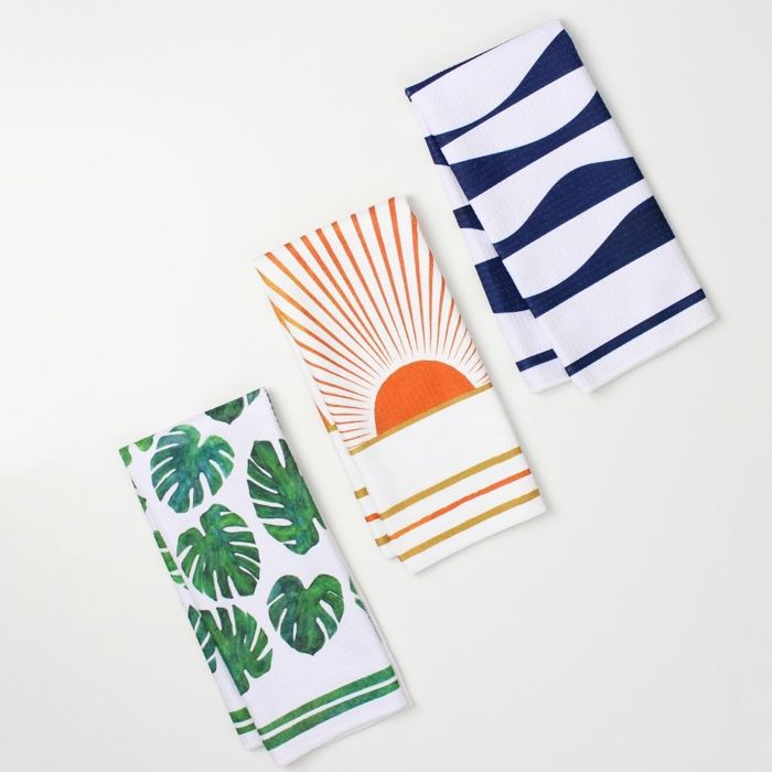 Elemental Dish Towel Trio - 3pk - 16''x24''