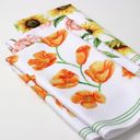  Watercolor Floral Dish Towel Trio - 3pk - 16''x24''