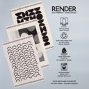  Mono Geo Boho Dish Towel Trio - 3pk - 16''x24''
