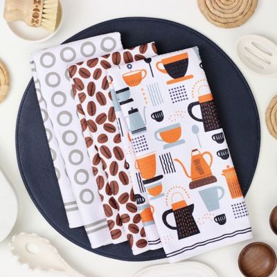 Java Jive Dish Towel Trio - 3pk - 16''x24''