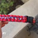  Handmade Patriotic Dog Collar – Red White & Blue USA Paracord 