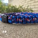  Handmade Patriotic Dog Collar – Red White & Blue USA Paracord 