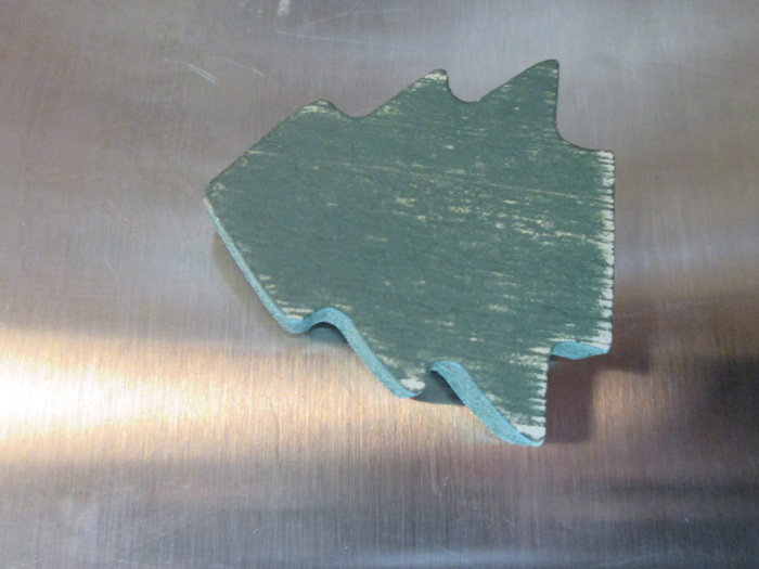 Refrigerator Magnets - Handmade - Set of 6 Chunky Wood Shapes