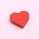 Hearts Refrigerator Magnets - Handmade - Set of 6 Chunky Wood Shapes