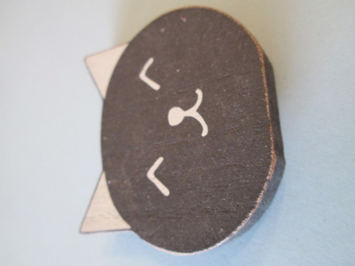 Refrigerator Magnets - Handmade - Set of 6 Chunky Wood Shapes