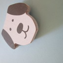 Pets Refrigerator Magnets - Handmade - Set of 6 Chunky Wood Shapes