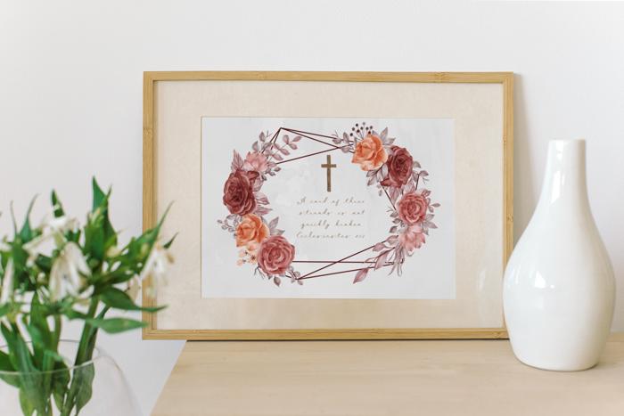 Love & Marriage Foliage Art Prints - Bible Verses