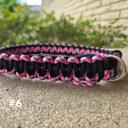  Handmade Paracord Dog Collars High-Visibility Colors 