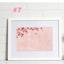  Love & Marriage Foliage Art Prints - Bible Verses