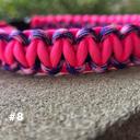  Handmade Paracord Dog Collars High-Visibility Colors 