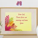  Love & Marriage Foliage Art Prints - Bible Verses