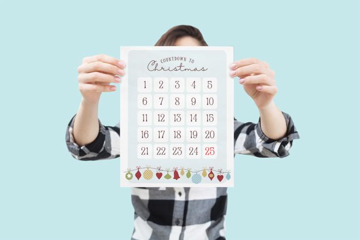 Christmas Countdown Handmade Advent Calendar Prints