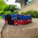  Handmade Patriotic Dog Collar – Red White & Blue USA Paracord 