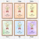  Birth Month Flower Bunch Wall Art Print