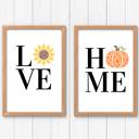  Seasonal HOME & LOVE Paw Print Collection | Pet Lover Wall Art Prints