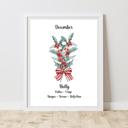  Birth Month Flower Bunch Wall Art Print