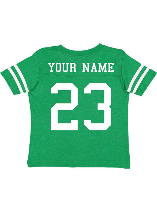 Personalized Football Jersey for Toddlers with Front & Back Printing