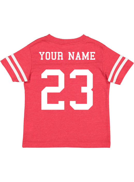 Personalized Football Jersey for Kids with Front & Back Printing