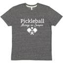 XXL Gray Pickleball Always in Season Graphic Unisex T-Shirt
