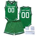 24M Green Personalized Sleeveless Basketball Jersey & Shorts Set for Babies- Personalized with Name and Number on Front & Back