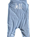 12M Light Blue Sweet Personalized Custom Silky Sleeveless Baby Romper for Boys and Girls