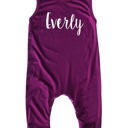 3M Wine Sweet Personalized Custom Silky Sleeveless Baby Romper for Boys and Girls