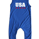 24M USA ROYAL USA Graphic Sleeveless Baby Romper for Boys and Girls
