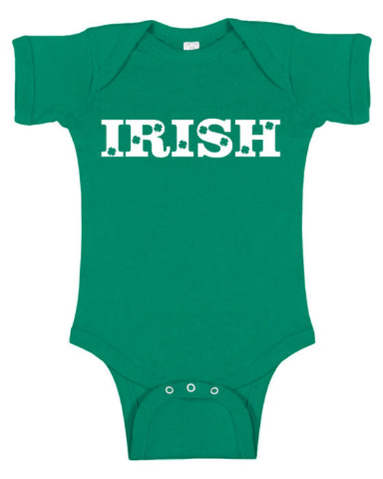St Patrick's Day Graphic Baby Bodysuit | Short or Long Sleeve