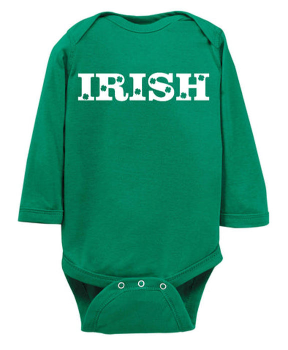 St Patrick's Day Graphic Baby Bodysuit | Short or Long Sleeve